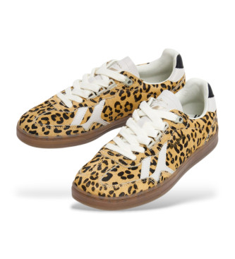 Pepe Jeans Sneakers Ball Top in pelle aimalprint