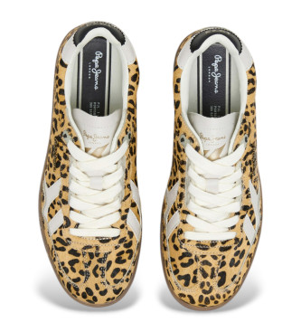 Pepe Jeans Sneakers Ball Top in pelle aimalprint