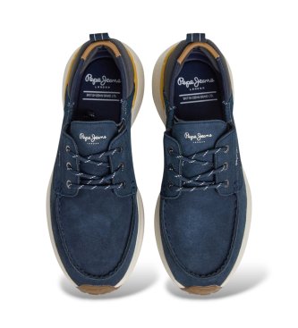 Pepe Jeans Náuticos de pele Bampton Evolve azul-marinho