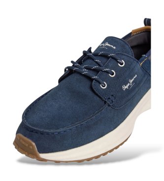 Pepe Jeans Náuticos de pele Bampton Evolve azul-marinho
