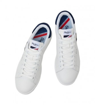 Pepe Jeans Scarpe estive in pelle di base bianche
