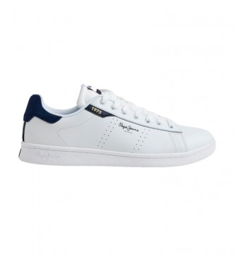 Pepe Jeans Basic Summer Leather Sneakers white