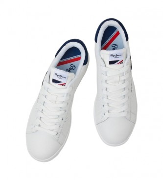 Pepe Jeans Basic Summer lder sneakers hvid