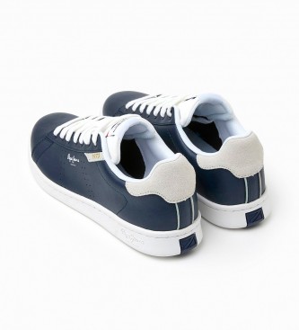 Pepe Jeans Basic Leather Sneakers Summer navy