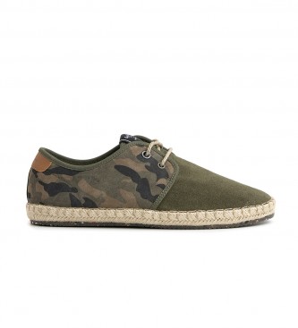 Pepe Jeans Blucher Tourist Claic leather shoes green