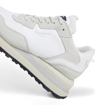 Pepe Jeans Zapatillas de Piel Blur Supra blanco