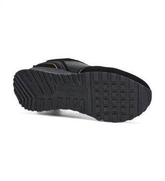 Pepe Jeans Supra Blur Leather Sneakers black