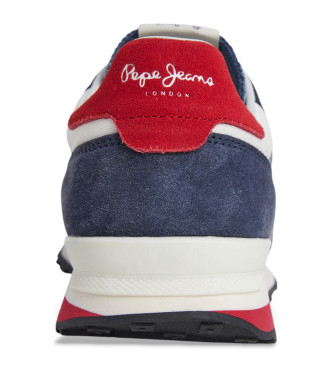 Pepe Jeans Brit Cover Kingston Heritage sapatilhas de couro da marinha