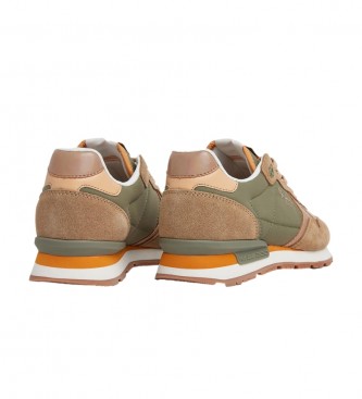 Pepe Jeans Brit Jump W Leather Shoes verde