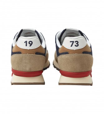 Pepe Jeans Brit Man multicoloured leather shoes