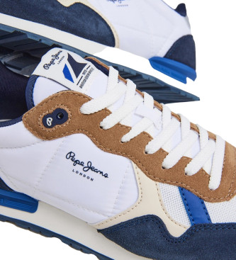 Pepe Jeans Brit Mix - sneakers i lder navy 