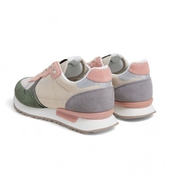 Pepe Jeans Brit Mixt Leder Sneakers rosa