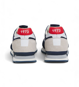 Pepe Jeans Brit Road Leren Sneakers marine