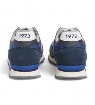 Pepe Jeans Sneakers in pelle Brit Serie Blu