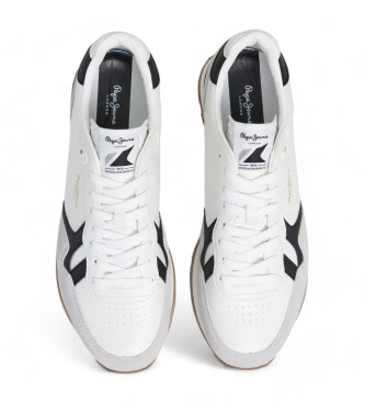 Pepe Jeans Brit Supra Leather Sneakers white