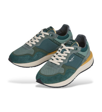 Pepe Jeans Buster Pro Main Leather Shoes green