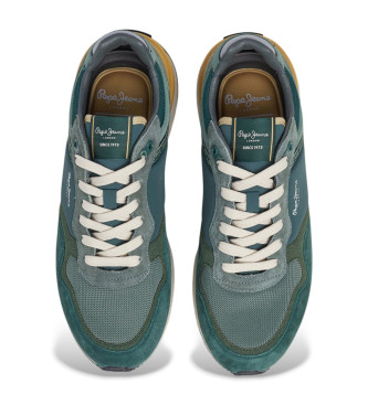 Pepe Jeans Buster Pro Main Leather Shoes green