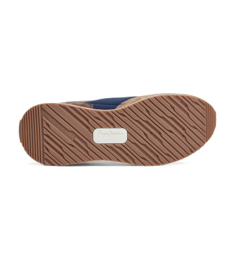 Pepe Jeans Zapatillas de Piel Buster Pro marrn