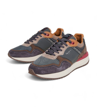 Pepe Jeans Scarpe da ginnastica Buster Pro in pelle verde