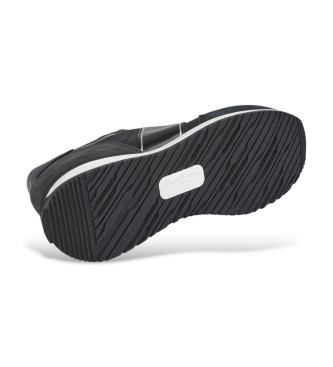 Pepe Jeans Skórzane sneakersy Buster z czarnej serii