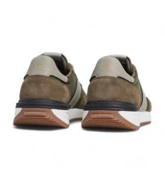 Pepe Jeans Zapatillas de Piel Buster Supra verde