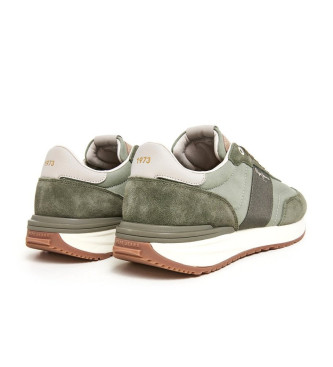 Pepe Jeans Zapatillas de Piel Buster Tape verde