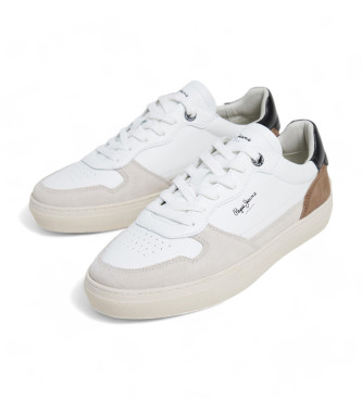 Pepe Jeans Camden Nature lder sneakers vit