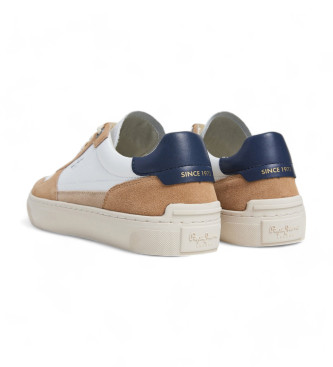 Pepe Jeans Camden Nature - Baskets en cuir marron