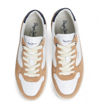 Pepe Jeans Camden Nature - Baskets en cuir marron