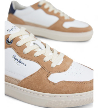 Pepe Jeans Camden Nature - Baskets en cuir marron