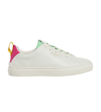 Pepe Jeans Camden Street Leather Sneakers white
