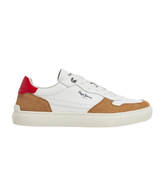 Pepe Jeans Camden Street M Leather Sneakers white