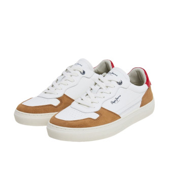 Pepe Jeans Camden Street M Leather Sneakers white