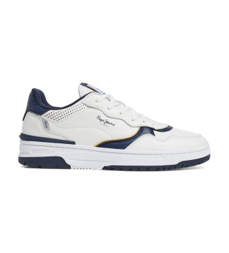 Pepe Jeans Scarpe da ginnastica Chester Basic in pelle bianca