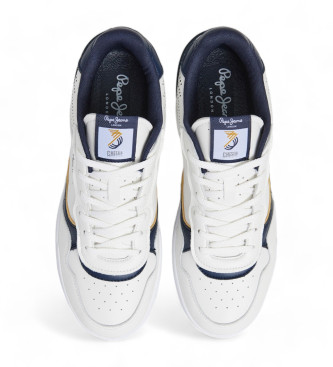 Pepe Jeans Chester Basic Leather Sneakers branco