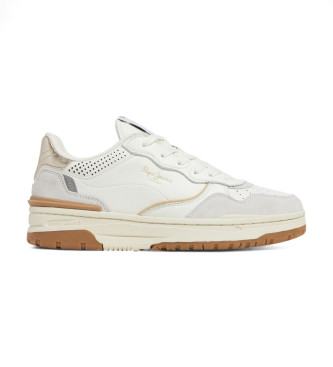 Pepe Jeans Zapatillas de Piel Chester Life blanco