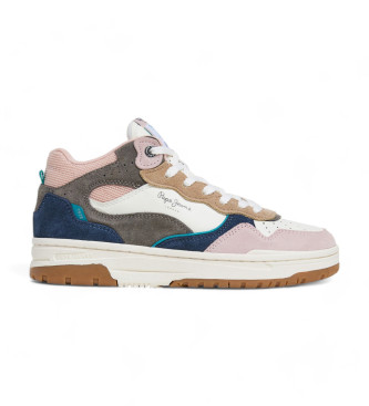 Pepe Jeans Chester Stars Leather Sneakers pink