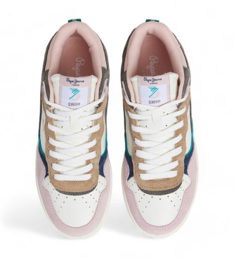 Pepe Jeans Chester Stars Sneakers i lder, pink