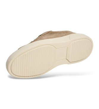 Pepe Jeans Zapatillas de piel Colins Basic beige