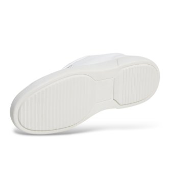 Pepe Jeans Sneakers i læder Colins Plain hvid