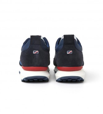 Pepe Jeans Foster Combination Leather Sneakers navy