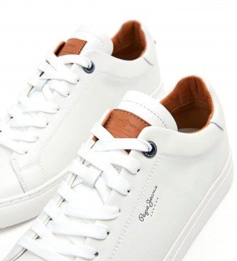 Pepe Jeans Leather sneakers Copa Joe Uno white