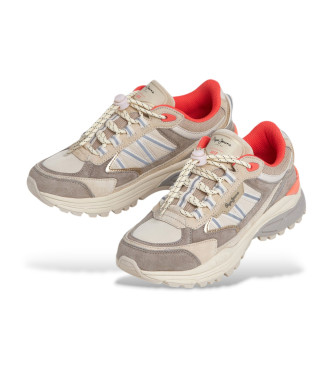 Pepe Jeans Zapatillas de Piel Darren Trek beige