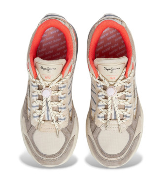 Pepe Jeans Zapatillas de Piel Darren Trek beige
