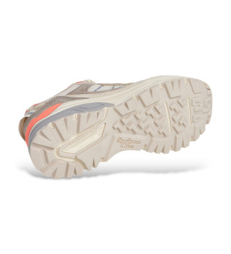 Pepe Jeans Zapatillas de Piel Darren Trek beige
