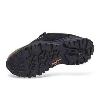 Pepe Jeans Darren Urban sneakers i skind, sort