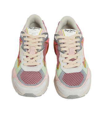 Pepe Jeans Dave Rise Sneakers i lder pink