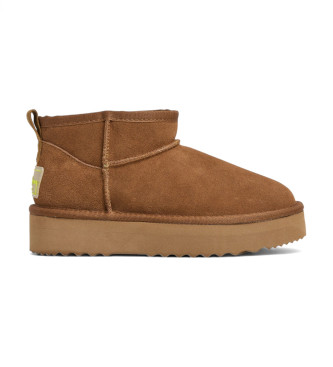 Pepe Jeans Dissy Young Lederstiefeletten braun