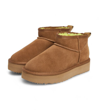 Pepe Jeans Dissy Young Lederstiefeletten braun