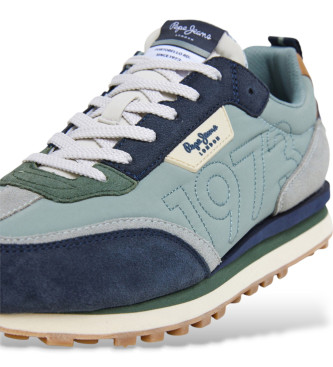 Pepe Jeans Sneaker Foster Connect in pelle verde